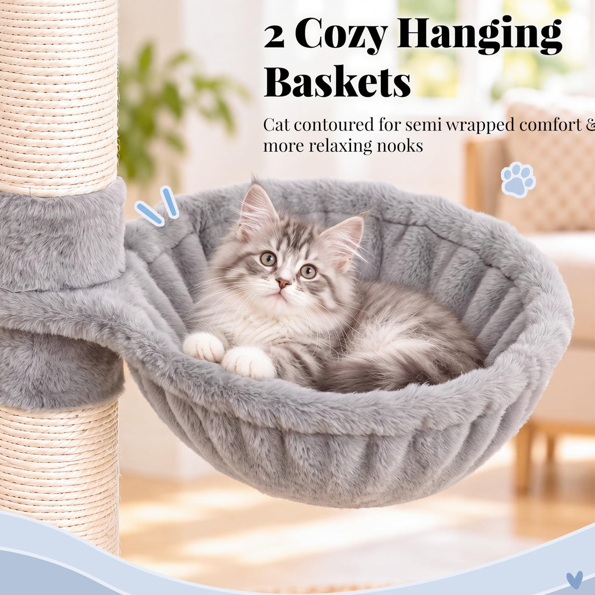 Cat Tree Tower with 3 Platforms F955915
