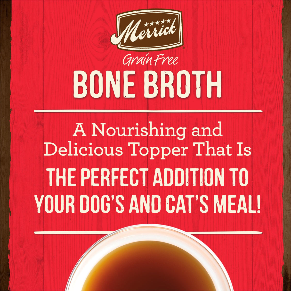 Grain Free Beef Bone Broth Dog and Cat Food Topper 16 oz T931355