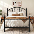 Full Size Metal Bed Frame with Tall Headboard O2078