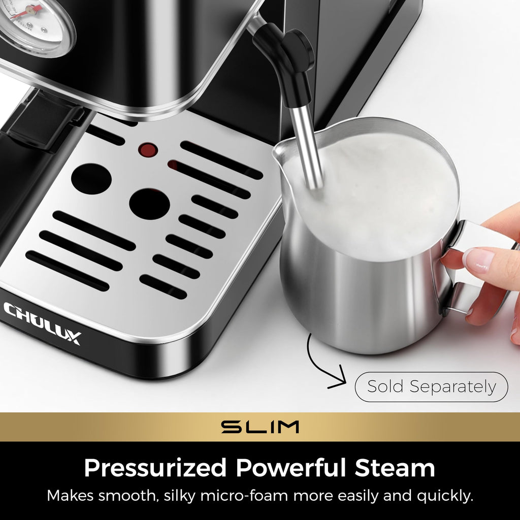Slim Espresso Machine with Milk Frother Q551712