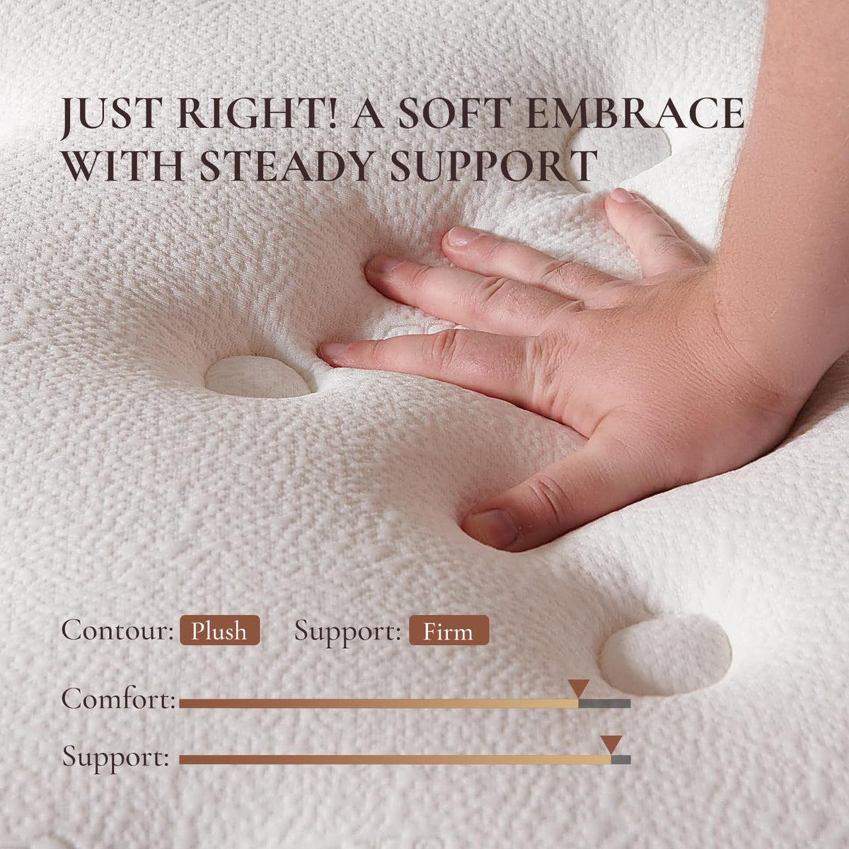 Full Size 12 Inch Medium Firm Hybrid Mattress H300139