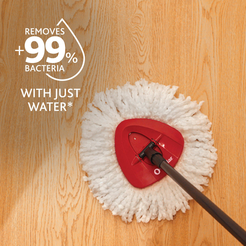Microfiber Spin Mop & Bucket Floor Cleaning System with 2 Refills N895547
