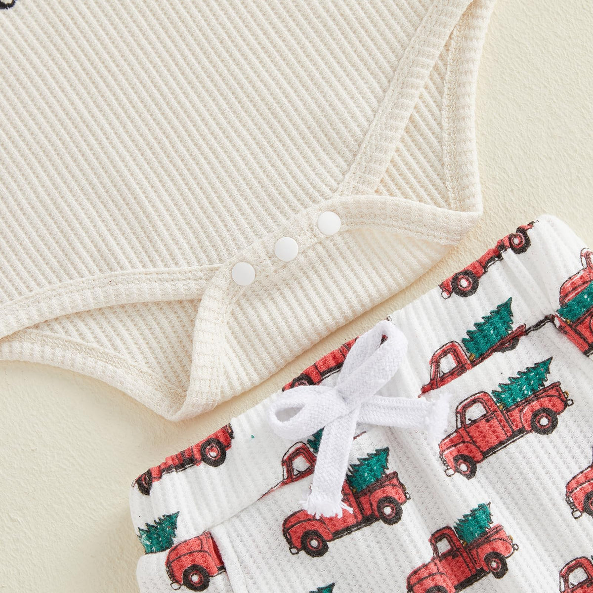 Christmas Baby Boy Outfit Romper Pants Hat X6771