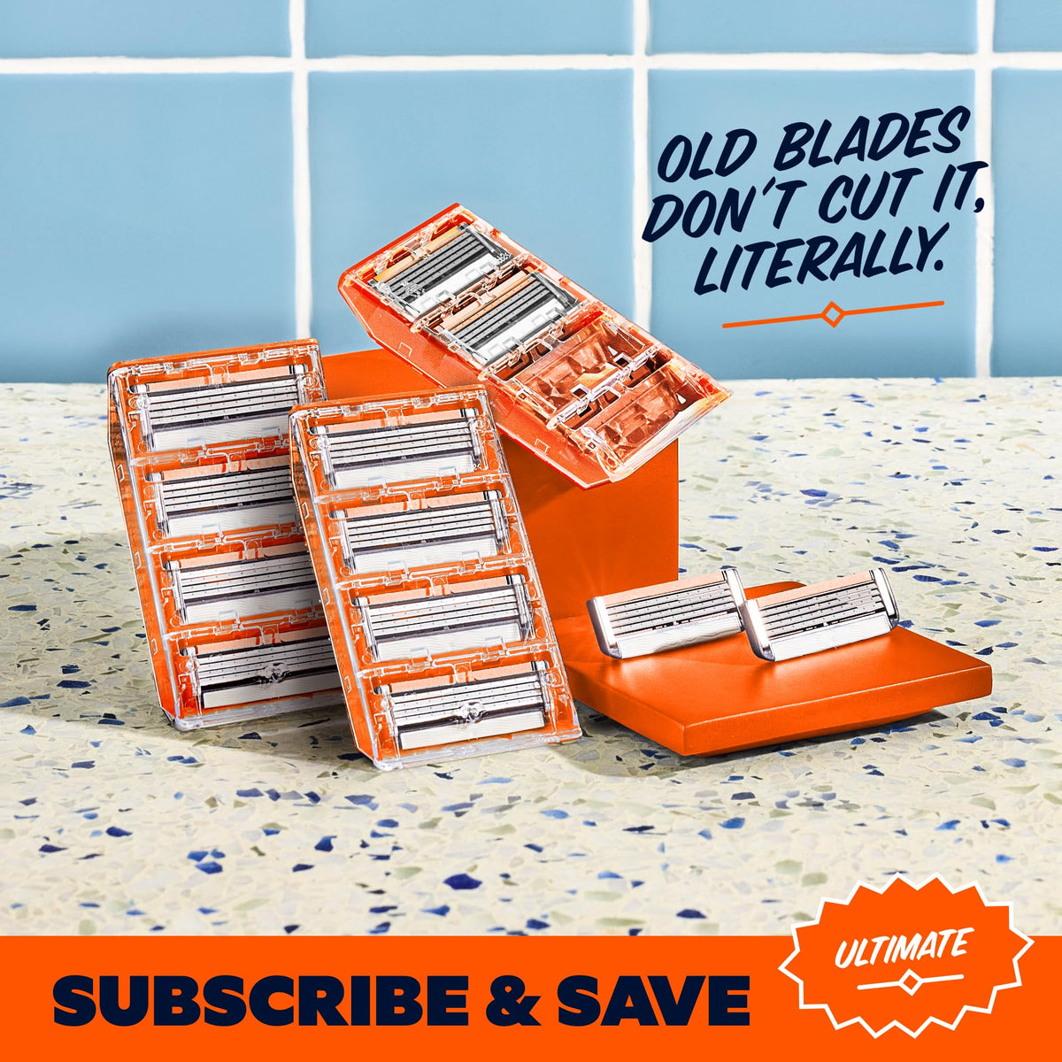 Black 16 Razor Refills + Handle P33049