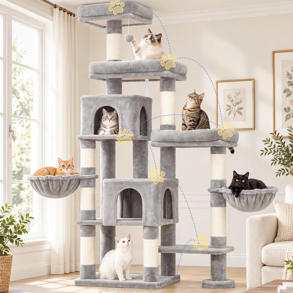 Cat Tree Tower with 3 Platforms F955915