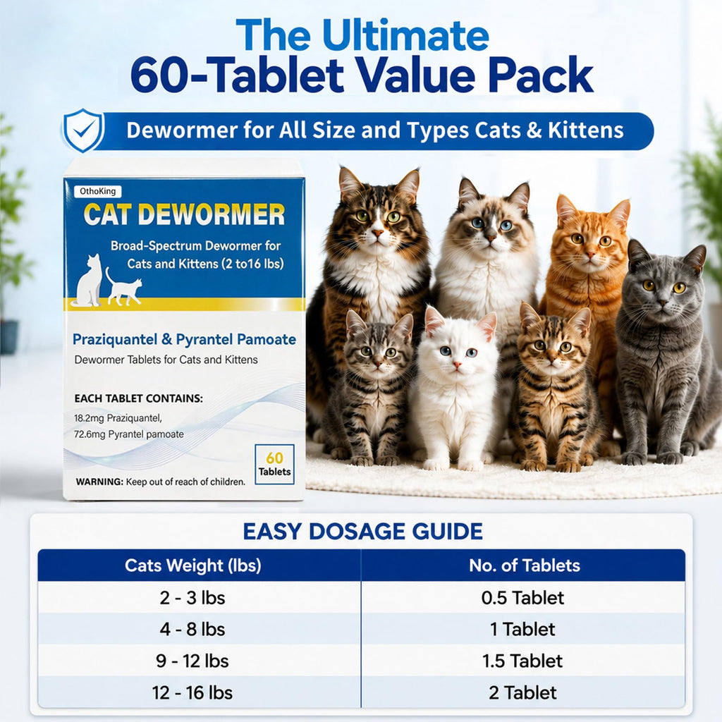 Cat Dewormer Tablet for Cats and Kittens K261
