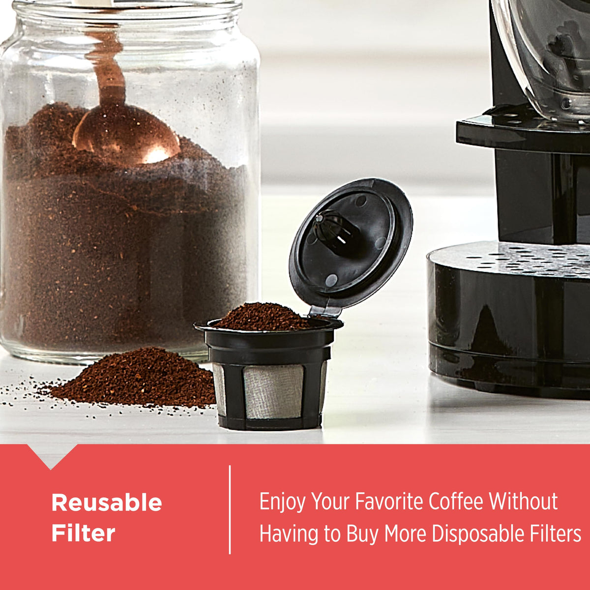Single Serve K-Cup Brewer with 50oz Water Reservoir C588