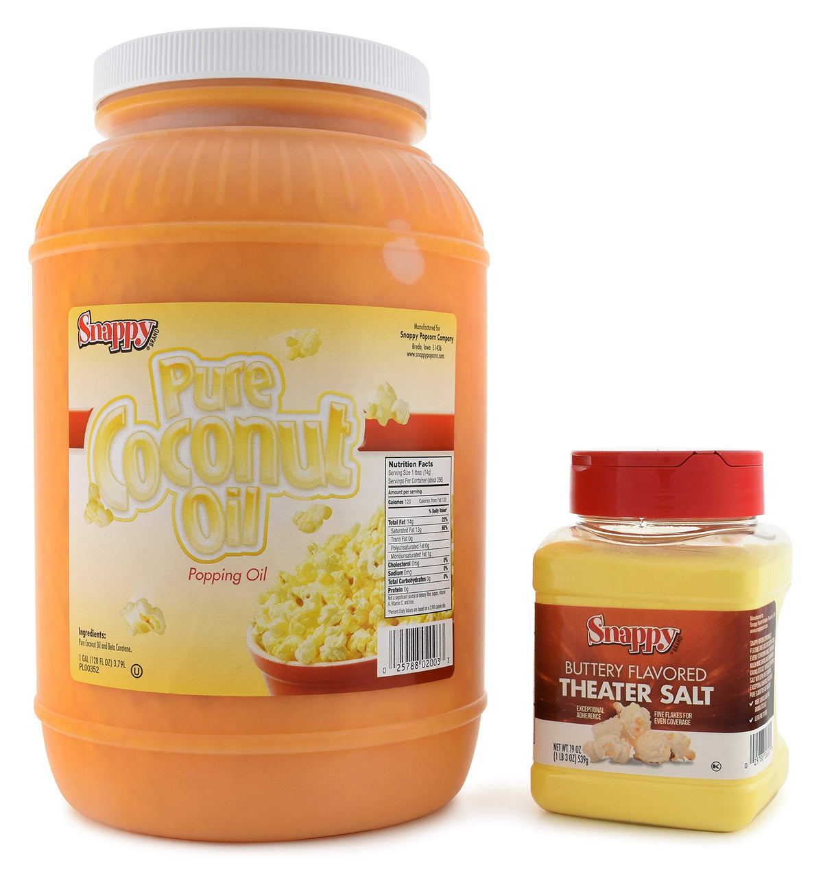 Butter Flavored Popcorn Kit with Coconut Oil and Theater Salt C463189