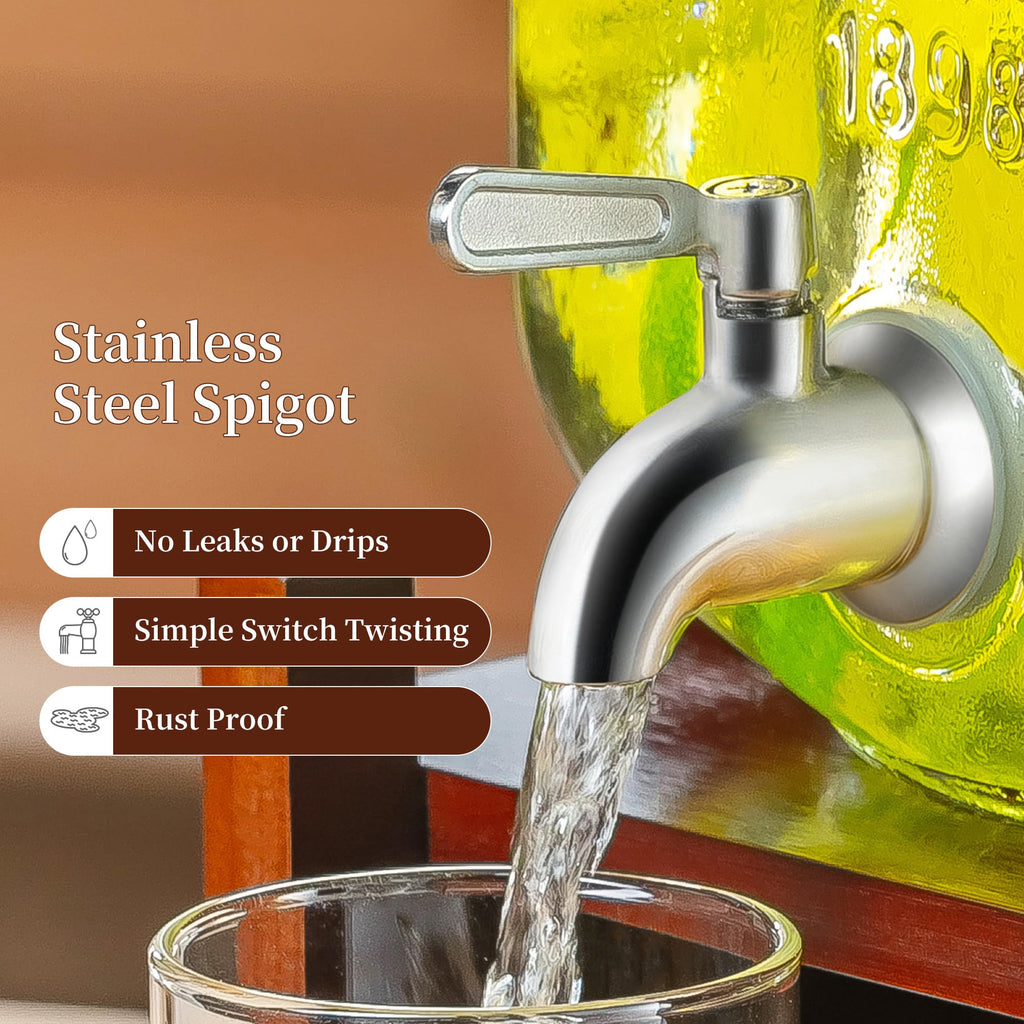 2 Gallon Drink Dispenser with Stand and Lid N52927