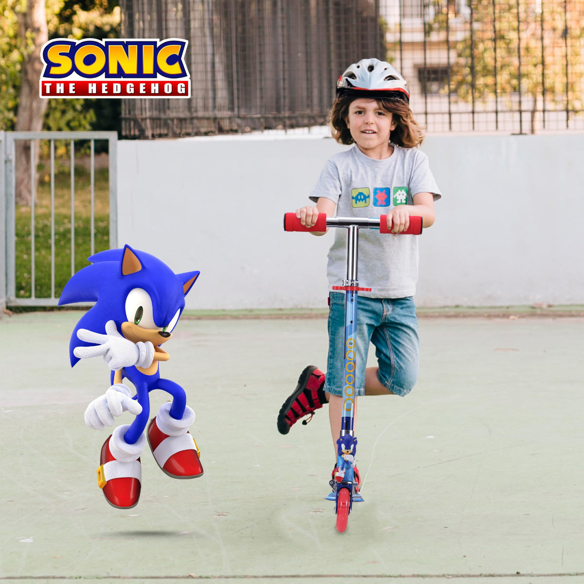 2 Wheel Foldable Kids Kick Scooter with LED Wheels D5673