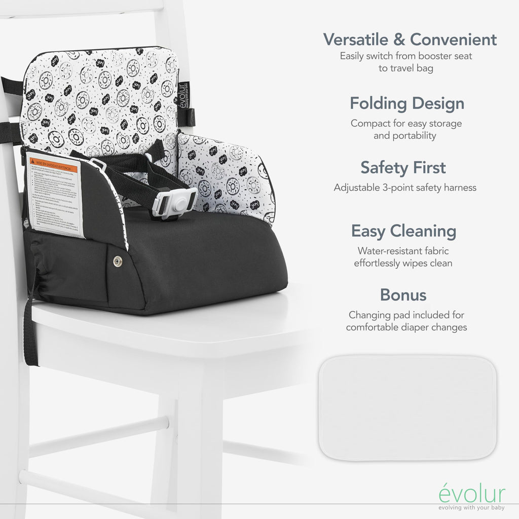 2-in-1 Portable Booster Seat and Travel Bag O865