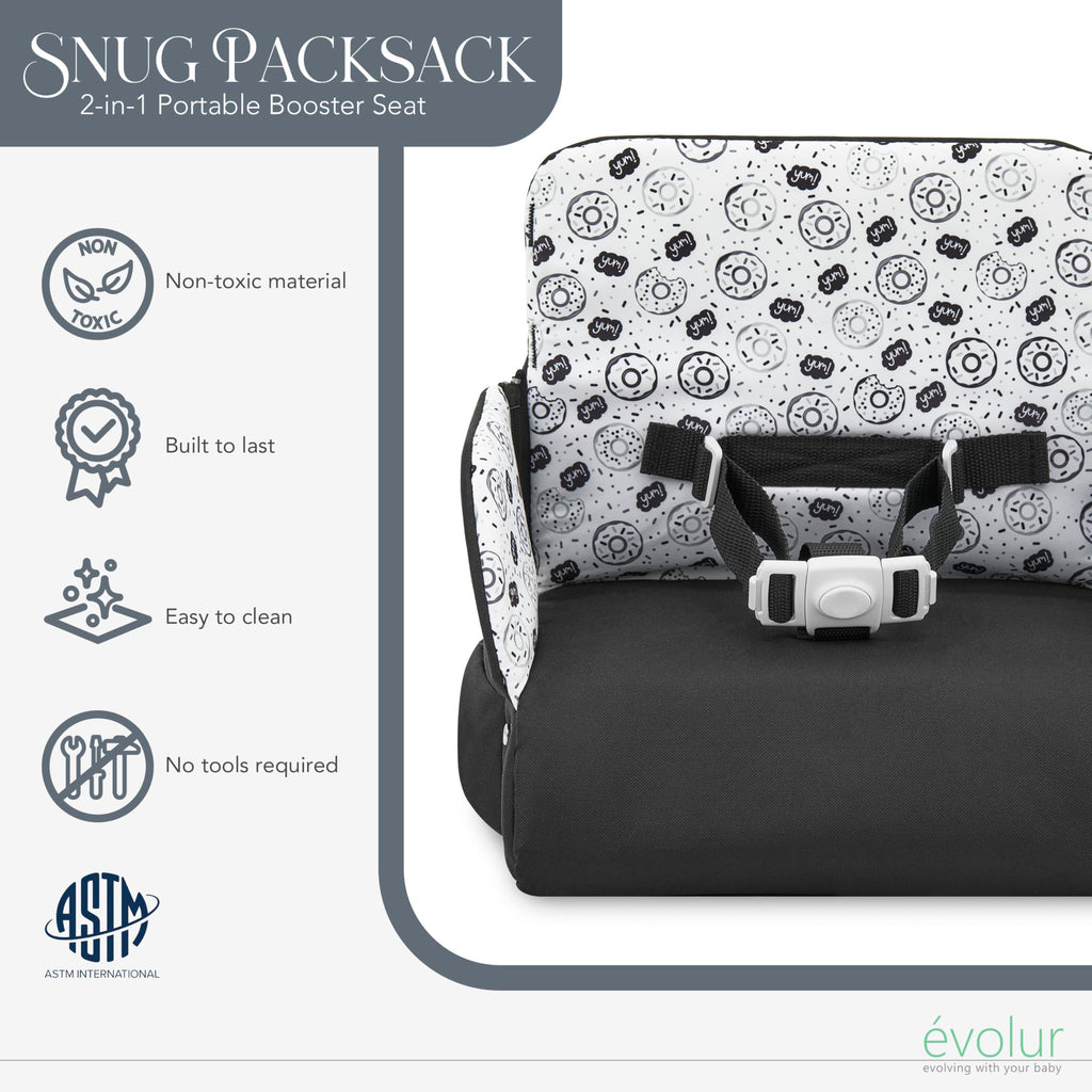 2-in-1 Portable Booster Seat and Travel Bag O865