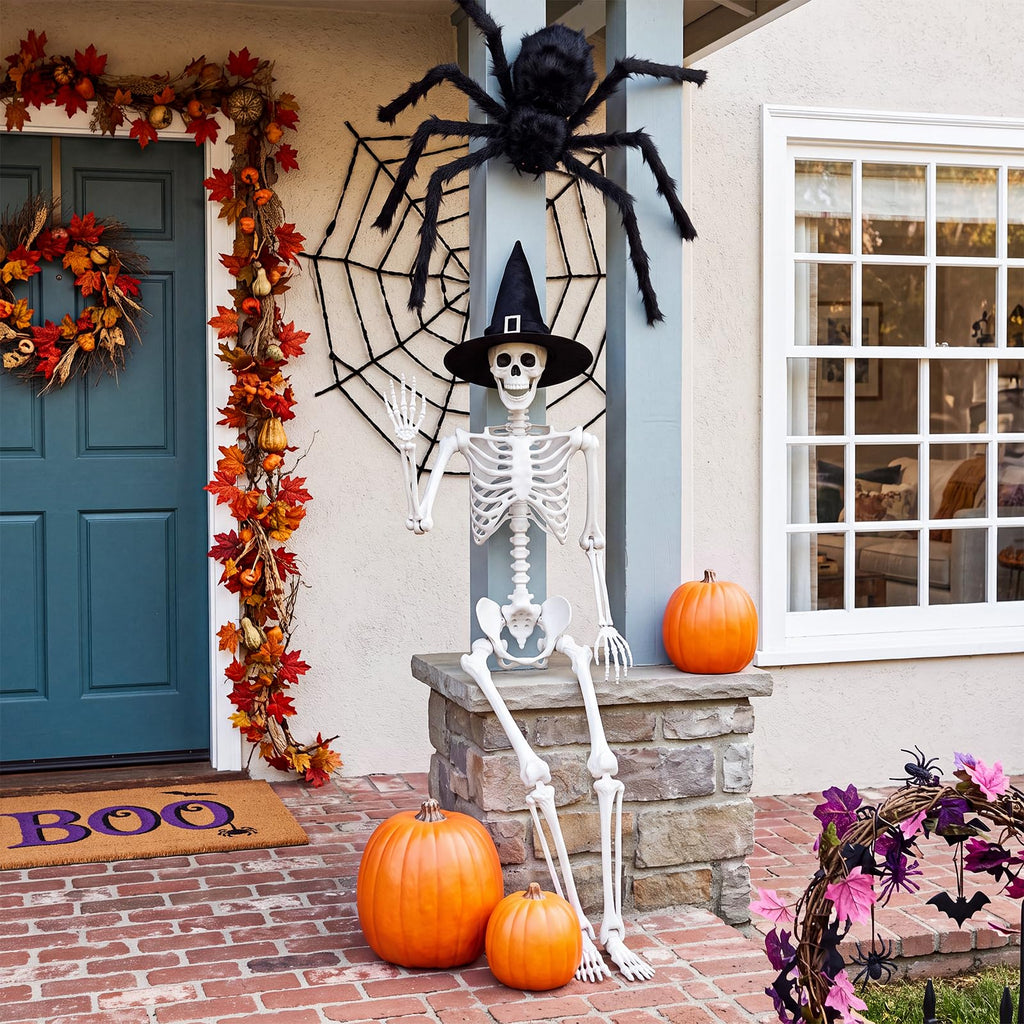 Life Size Human Skeleton with Posable Joint U72606