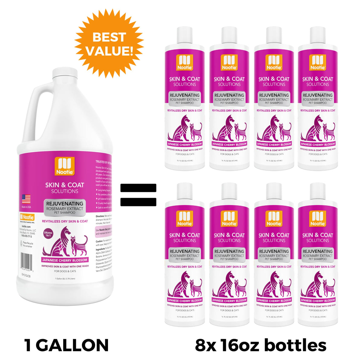 Japanese Cherry Blossom Dog & Cat Shampoo F963