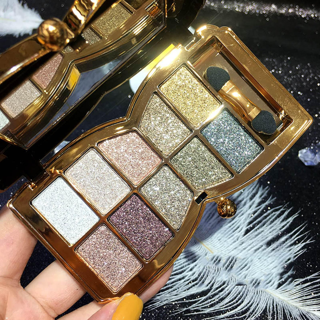 10 Colors Shimmer & Matte Glitter Eyeshadow Palette Z2363