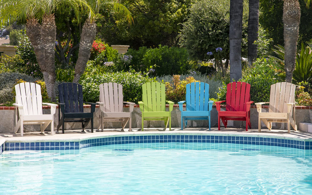 Lime Green Wooden Adirondack Chair V237