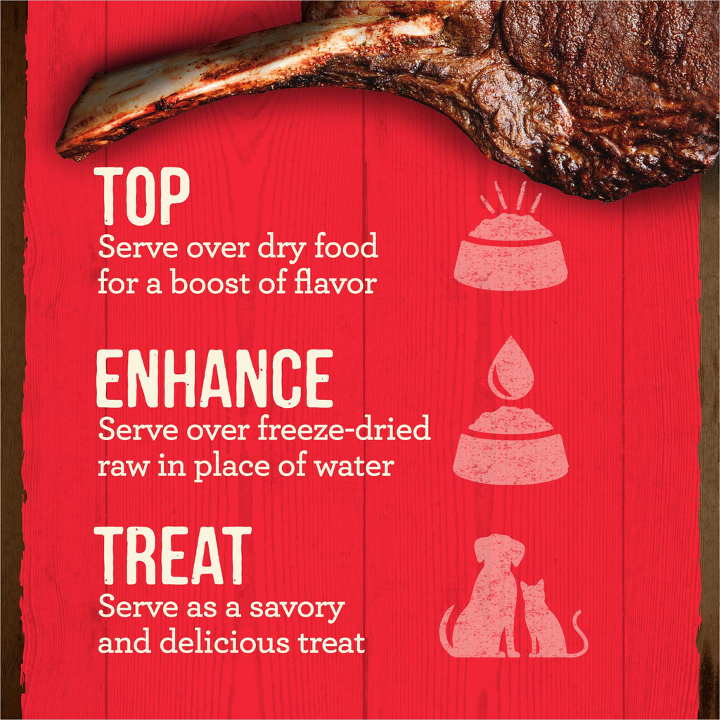 Grain Free Beef Bone Broth Dog and Cat Food Topper 16 oz T931355