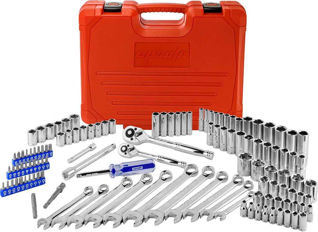 122 Pcs Mechanics Tool Set SAE/Metric T47571