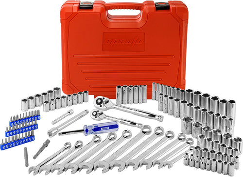 122 Pcs Mechanics Tool Set SAE/Metric T47571