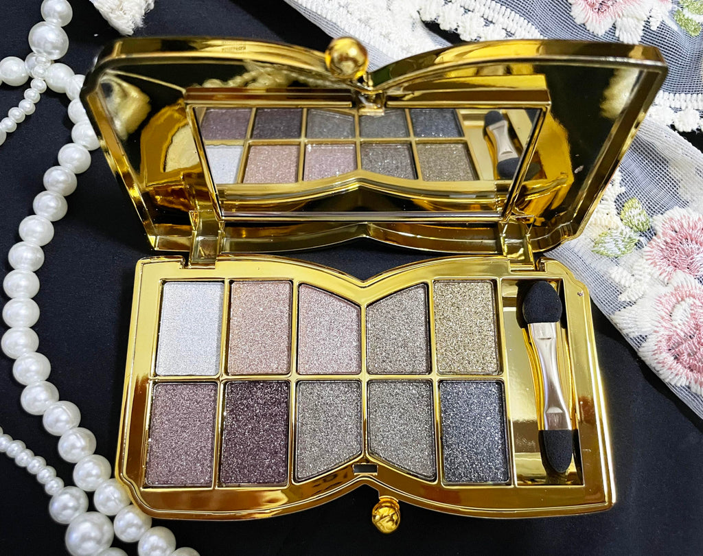 10 Colors Shimmer & Matte Glitter Eyeshadow Palette Z2363